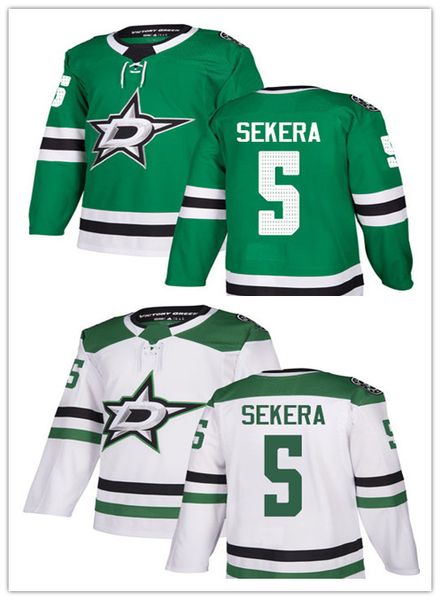 

men's andrej sekera jersey fanatics dallas stars 5 green home breakaway premier white away hockey jersey women's youth jerseys no, Black;red