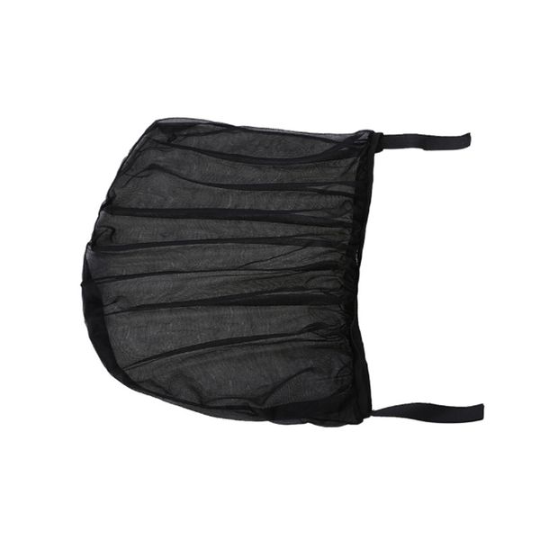 

2pcs rear view side window sun shade mesh fabric sun shield ombre cover shield uv protector black auto parasol curtain