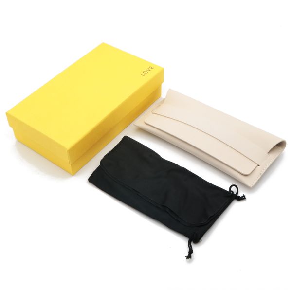 

high-end sun glasses portable leather case glasses case
