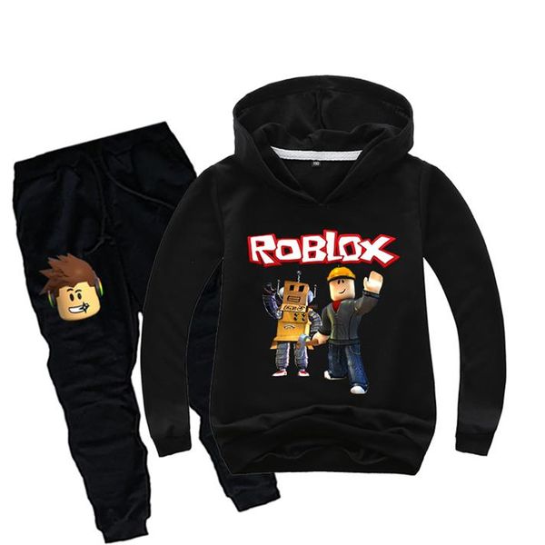 Compre Juego De Vestuario Roblox Kids Set De Ropa Para Niños Sudadera Con Capucha Sudaderas Con Capucha Pantalones Largos Traje Primavera Otoño - bendito roblox