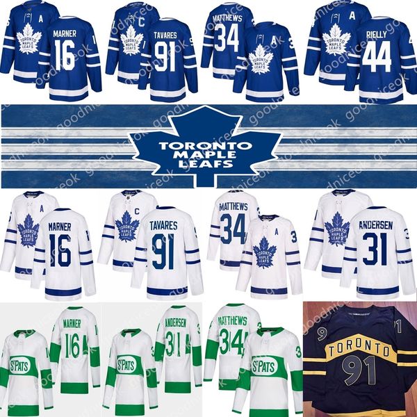 

торонто мэйпл лифс джерси 91 таварес 34 auston matthew 16 mitchell marner 88 уильям nylander 44 морган райлли хоккей трикотажные изделия, Black;red