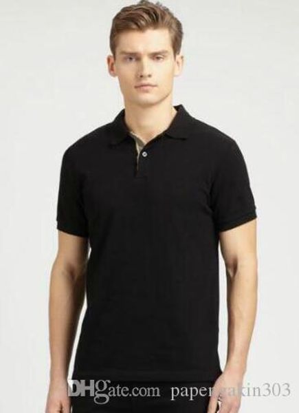 

london brit polo shirt men cotton short sleeve new solid polos classic jerseys casual male t-shirts tees white black gray