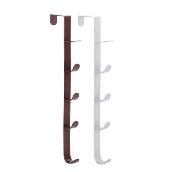 

hooks & rails 2pcs plastic household storage organization hook slide bedroom door hanger clothes bag towel