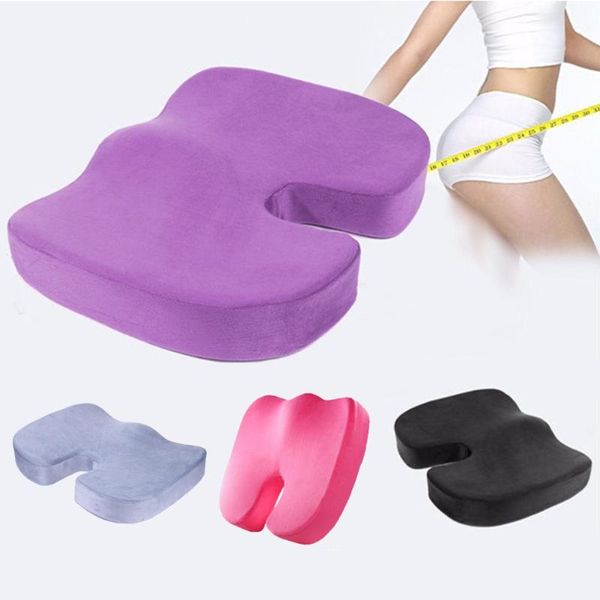 

new universal travel u seat cushion coccyx protect orthopedic slow rebound soft memory foam massage chair cushion pad