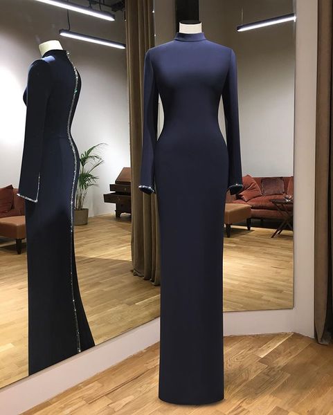 

beaded elegant dark navy satin mother of the bride dresses mother groom dress plus size long sleeve lace mermaid evening formal dresses, Black;red