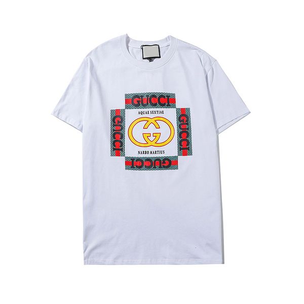 

wholesale alphabet label print fashion t-shirt summer breathable t-shirt casual simple men's street short sleeve, Black;brown