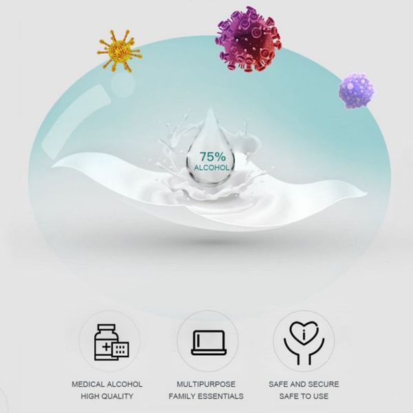 

wet wipes 99.9% sterilization disinfection 60 tablets disposable dinnerware