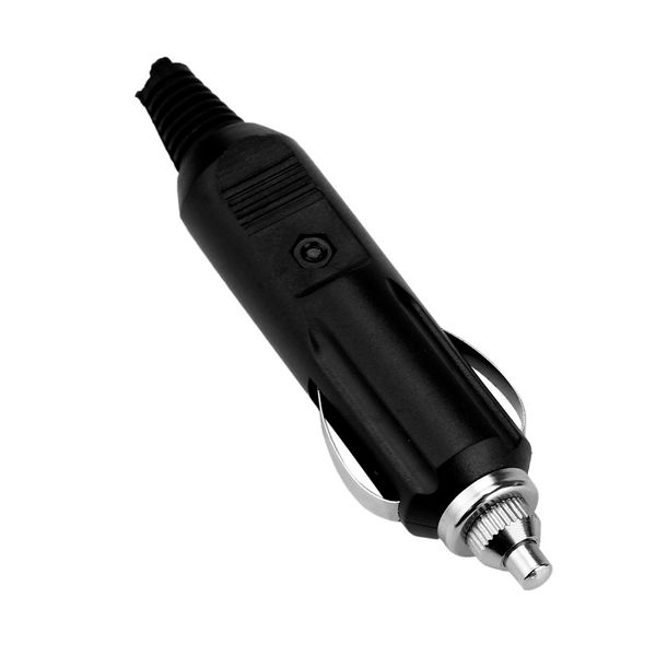 

12v male car cigarette lighter socket plug connector 5a with led & fuse auto products cigarette lighter splitter car accessories