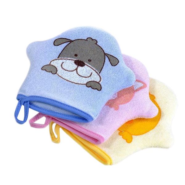 

cotton baby bath shower brush super soft cute animal modeling sponge powder rubbing towel ball for baby children 3 color
