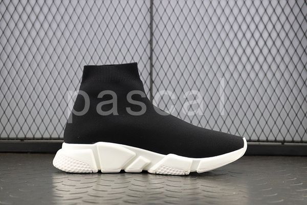 

speed trainer shoes party black white red high sock shoes mens womens fashion boots triple black casual shoes
