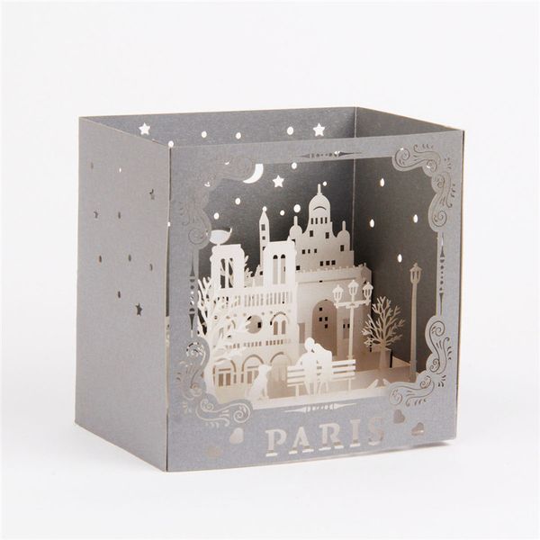 

1 pcs merry christmas tree box snowflake birthday gift hollow carved valentine invitation handmade dies envelope