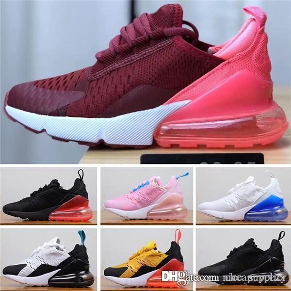 

2019 kids athletic shoes children 27c basketball shoes wolf grey 270s toddler sport sneakers for boy girl toddler chaussures pour enfant