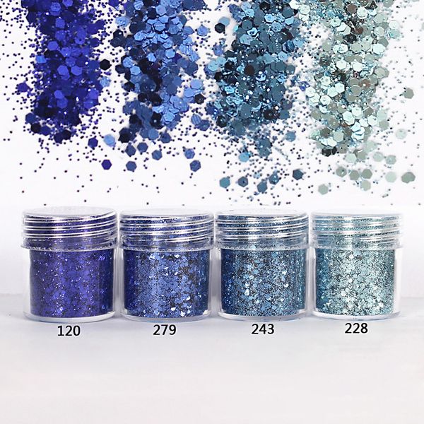 

nail art flakes sequins diy decorations glitter dazzling tips paillette sparkly mixed color, Silver;gold