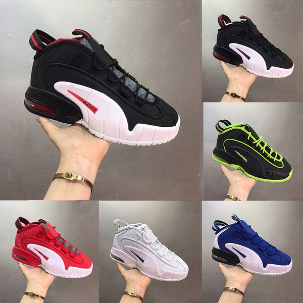 

2020 penny 1 hardaway один mens basketball обувь синий зеленый черный спортивные мужские пены спорт на открытом воздухе кроссовки кроссовки, White;red