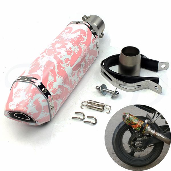 

new fashion muffler 36-51mm universal motorcycle for akrapovic exhaust pipe modified for yamaha aprilia