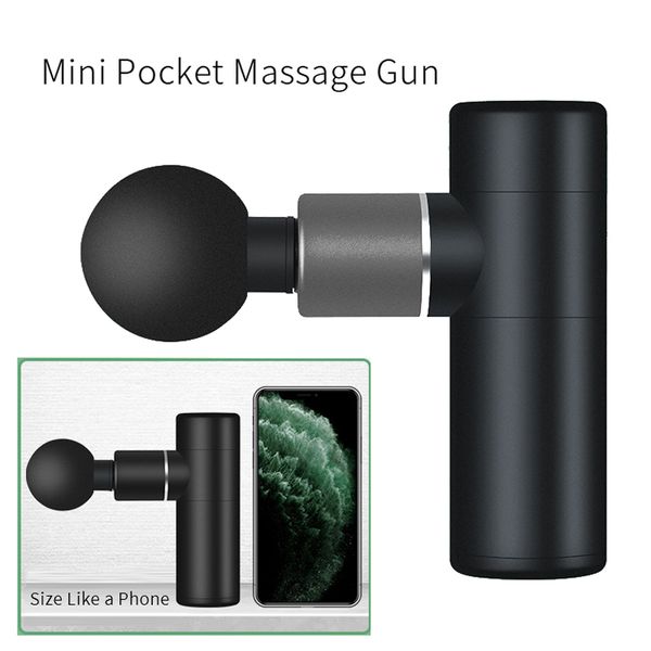 

deep tissue pocket massage gun muscle relaxation massager vibration fascial fitness equipment relief pain usb charging