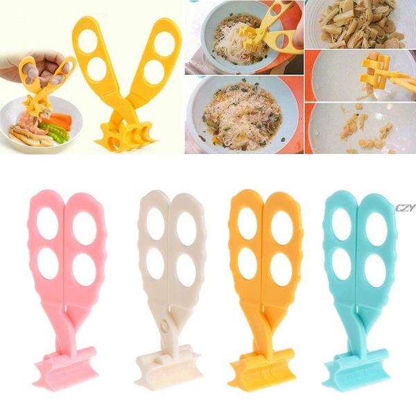 

baby food scissors crushing clip professional safe care crush baby kids cut food shears feeding toddlers scissors dfwkh