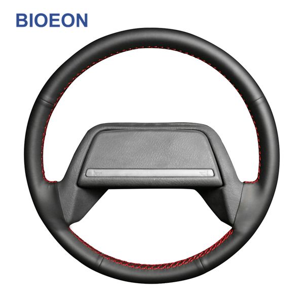 

black artificial leather car steering wheel cover for lada 2114 2001-2013 2108 1998-2005 2115 1998-2012