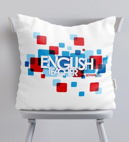 

personalized english teacher satin pillow-3 pillow case