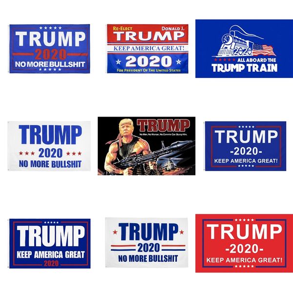 

90*150cm donald john trump amercia flags polyester head metal grommet personality decortive trump banner flag mma1651 60 1pcs #604