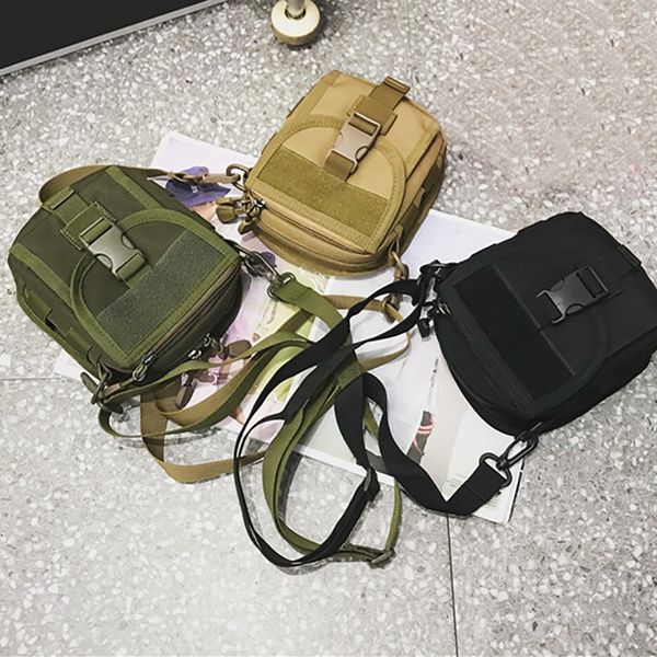 

fashion canvas work clothes bag shoulder hip hop street bag casual