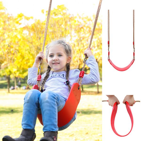 Portatile Non tossico per l'ambiente Eva Altalena da giardino per bambini Sedia sospesa per esterni Altalena per interni Bambini Cortile Sedile per albero Giocattolo