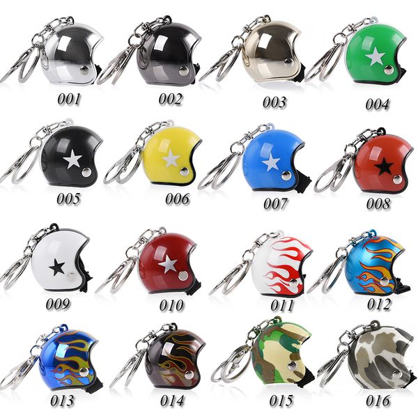 

item fashion motorcycle helmets key chain pendant classic keyring cute safety helmet knight car keychain for men and women gift, Silver