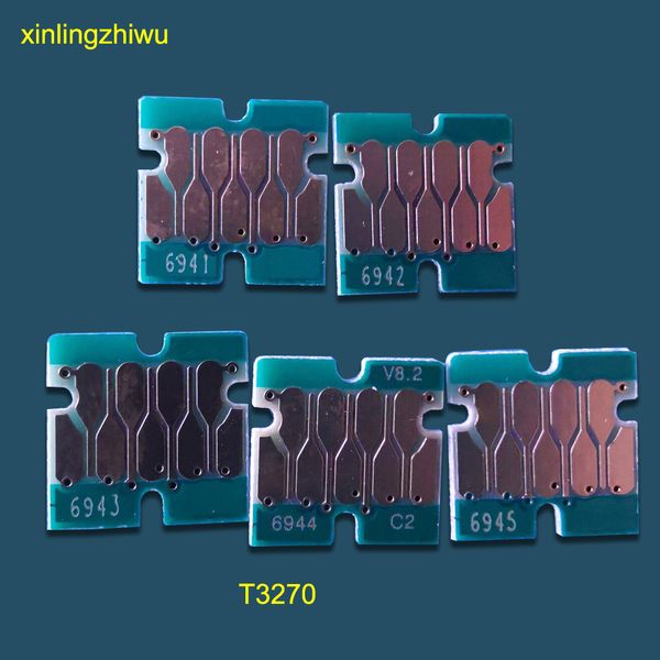 новейшие запасные чипы, совместимые для Epson surecolor чернильного картриджа T3270 T5270 T7270 с серийным номером марки