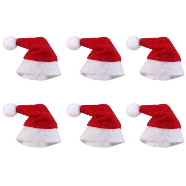 

30pcs wholesale mini santa claus hat christmas xmas holiday lollipop er cover festival decor party acc