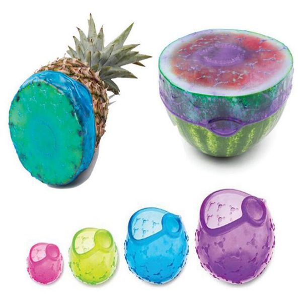 

круглого овощная фрукты хранение крышки многоразовой функции силикон lid еда обертывание уплотнение сферических упругие крышки blubber 20шт