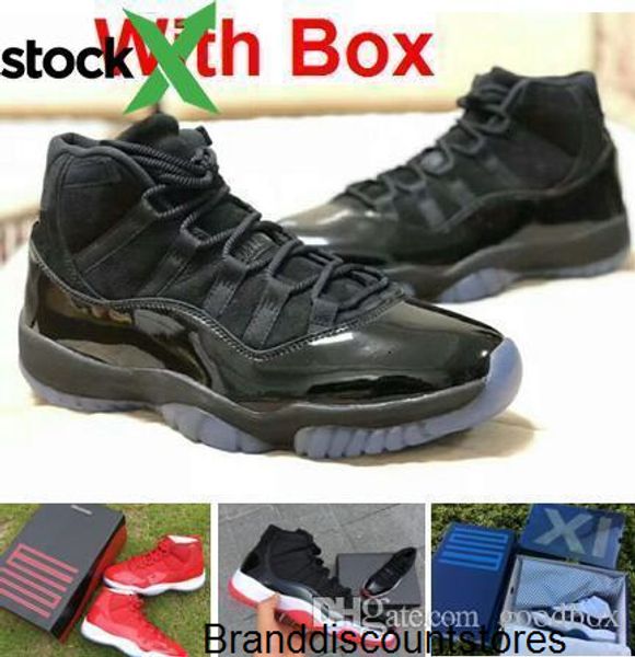 

blackout 11s prom night 11 real carbon fiber gym red gamma blue midnight navy jordon basketball shoes bred concord with box
