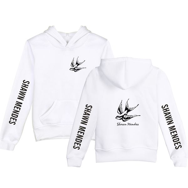 

2019 2 to 12 years kids hoodie shawn mendes-senorita print boys girls hoodies sweatshirt teens outerwear children pullover, Black