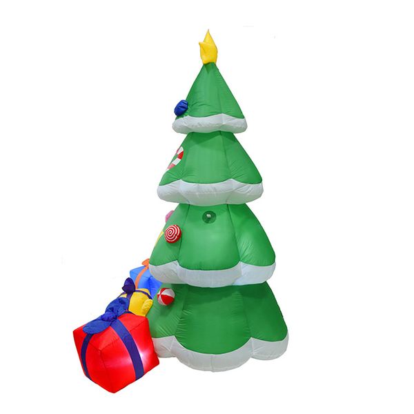 

christmas tree santa claus decor multicolor gift boxes garden holiday yard led lights decoration for new year party s24