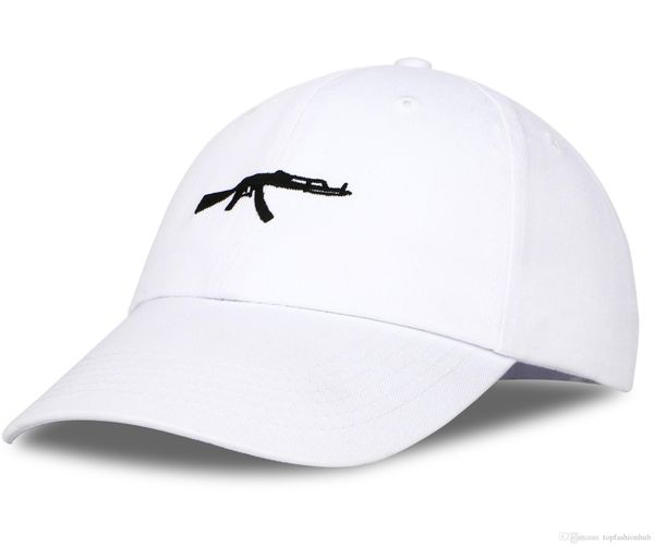 

pistol machine gun ak47 baseball fashion cap male sun hat, Blue;gray