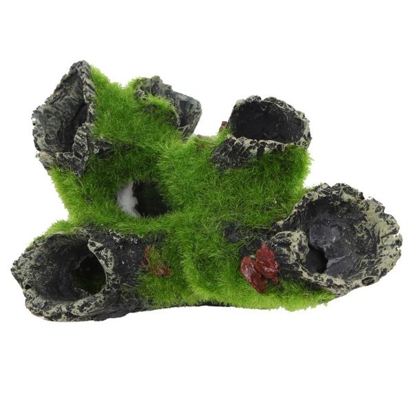 

aquarium decoration resin mountain view fish play tree house hole cave decor for fish tank aquarium ornament decoration