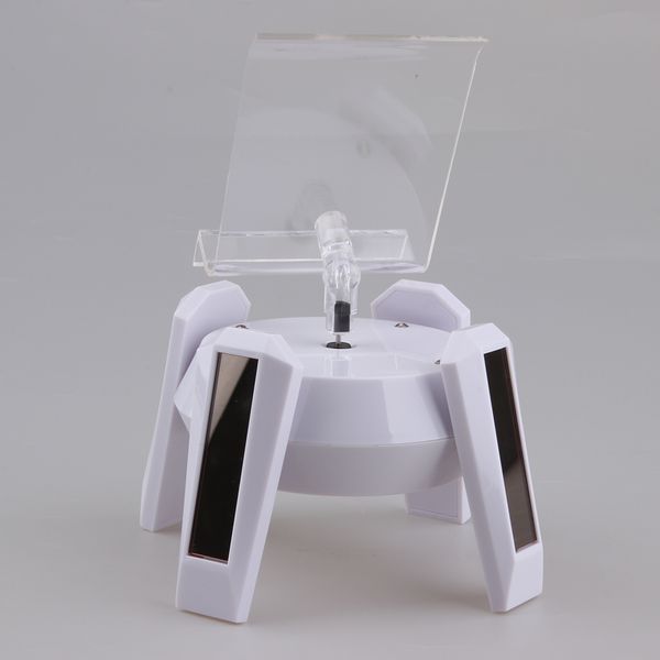 

solar power rotating display stand with smartphone rack, low power consumption, environmental friendly, Pink;blue