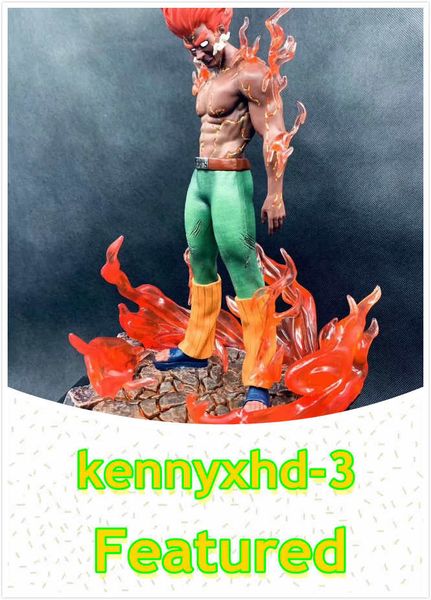 

аниме игрушки наруто ночь кей гк восемь дверей броня подсветкой огни статуи в штучной упаковке руки