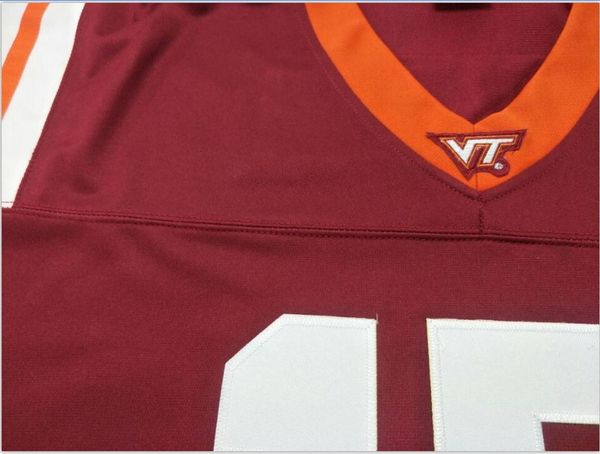 

custom men,youth,women,toddler, va tech hokies personalized any name and number any size stitched college jersey, Black