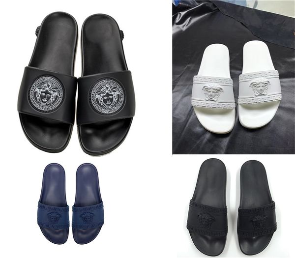 

2019 reaction fashion designer sneakers slides slippers for men women medusa sandals female outdoor luxury beach party casual shoes