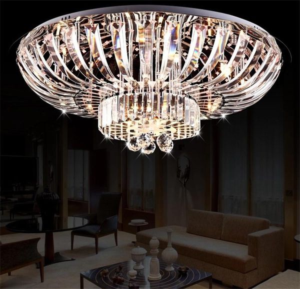 

modern fashion led crystal ceiling light lamp round double shell chandeliers romantic bedroom dinning room lighting living room lights