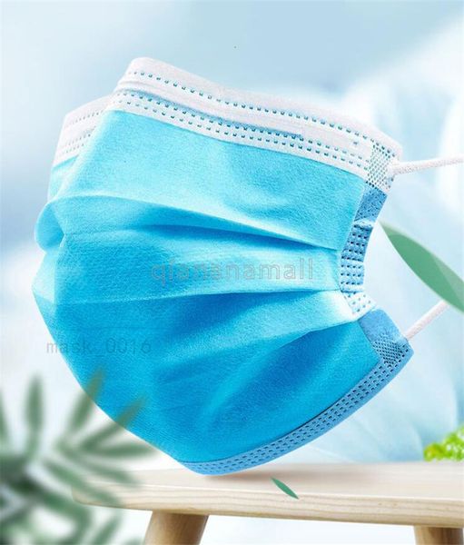 

одноразовые маски 30 50pcs маски для лица 3 слоя non сплетенного рта 1pcs маски пылезащитной ушного 1pcs маска