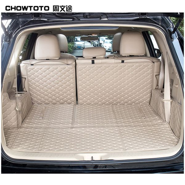

chowtoto special trunk mats for highlander 5/7seats durable waterproof carpets for highlander 5/7 seats lagguge pad