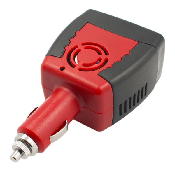 

1pcs cigarette lighter power supply 150w 12v dc to 220v ac car power inverter adapter with usb charger port drop shipping