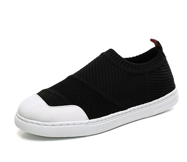 

designer men flat sock shoes speed triple fashion socks sneaker trainer casual shoes, Black