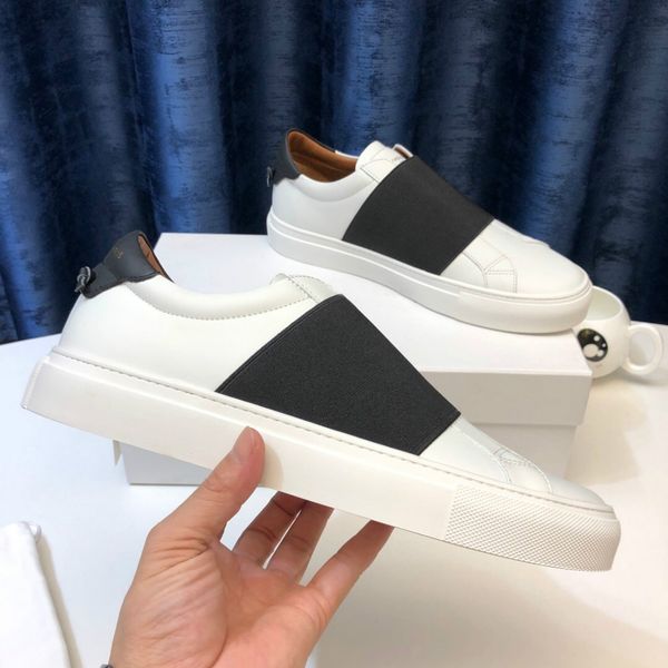 

new paris men women platform trainer luxury designers comfort casual shoe sneaker mens leisure leather shoes chaussures trainers slip-on, Black