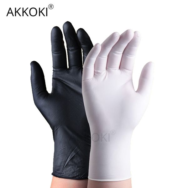 

50pcs/lot corona latex universal cleaning multifunctional home food cosmetic disposable gloves
