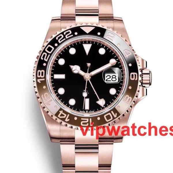 

gmt ceramic bezel luxury watch automatic reloj master mechanical jubilee bracelet wristwatches watches, Slivery;brown