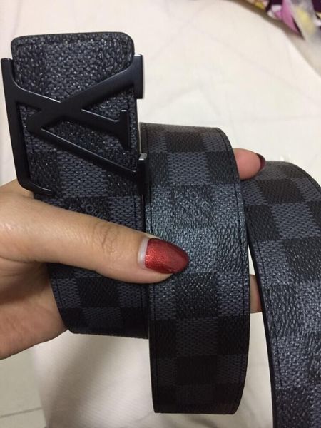 

new belts smooth buckle casual all-match designer luxury belts men fashion pu male leather belt for men, Black;brown