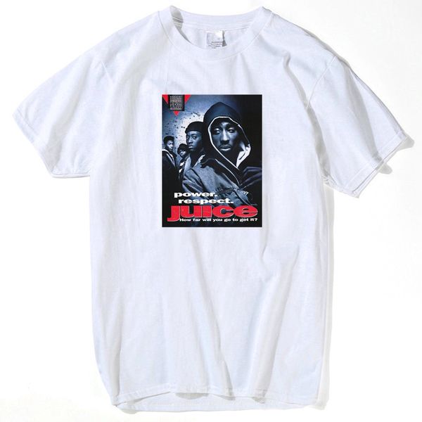 

juice dvd movie tupac 2pac funny t-shirt short sleeve shirt t shirts men women o neck print shirt man short, White;black