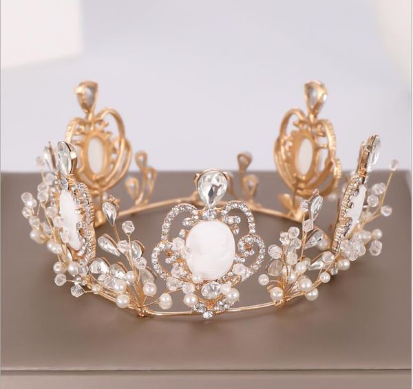 Crown Europa e América Hot Sale Big Crown noiva Crown Headwear Wedding Dress Acessórios